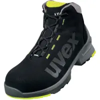 Uvex Sicherheitsstiefel 1 8545 S2 ESD SRC DGUV W11 Gr. 45 schwarz/lime