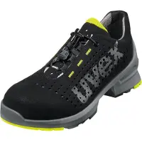 Uvex 1 Sicherheitsschuh S1 Halbschuh gelocht schwarz/gelb 40