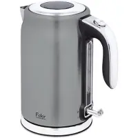 Fakir Adell, 1,7 l, 2200 W, Grau, Edelstahl, Wasserstandsanzeige, Überhitzungsschutz