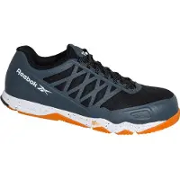 Reebok Sicherheitsschuh Speed TR Safety Gre 42 W. 11 grau/orange S1PS SR ESD nahtloses Technisches Gewebe