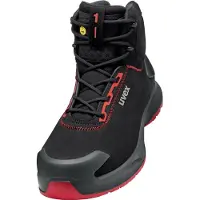 Uvex 1 x-craft Sicherheitsschuh Stiefel S3L, schwarz/rot schwarz/rot 42