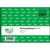 Sigel Formularbuch Buchungsbeleg A6 weiß VE=50 Blatt