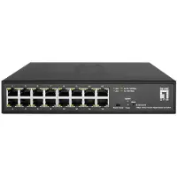 LevelOne GES-2216 Switch Hilbert Smart Lite Gigabit 16 Ports 10"