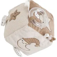Babys Only Heaven Aktivitätswürfel, Clay/Warm Linen, Babyspielzeug