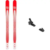 Black Crows - Ski Set inkl. Bdg. - All-Mountain Skier - Pack Camox Birdie JR 2026 aus Holz - Orange