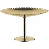 Alessi Tortenplatte Edges Messing 24 cm