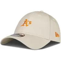 New Era für Herren. 60565339 Gewaschene 9Forty Oakland Athletics beige Kappe (OSFA), Lässig, Baumwolle