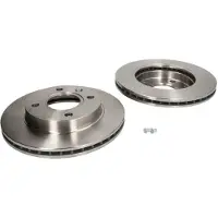 Delphi Bremsscheiben BG2440, Vorne, belüftet, 2 Stück