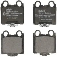 Delphi Bremsbelagsatz LP1510, Hinten
