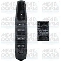 Meat Doria MEAT & DORIA 26024 Fensterheberschalter für RENAULT LAGUNA III Grandtour (KT0/1) Vorne Links Fensterheber Schalter