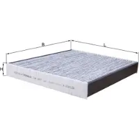 Knecht Innenraumluftfilter mit Aktivkohle MAHLE LAK1677