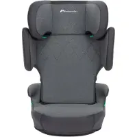 Bebeconfort Road Safe i-Size Sitzerhöhung, Installation mit Sicherheitsgurt, 3.5 Jahre-12 Jahren, 15-36 kg,100-150 cm, Tinted Graphite
