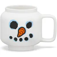 LEGO Kaffeetasse SNOWMAN 255 ml weiß im Karton
