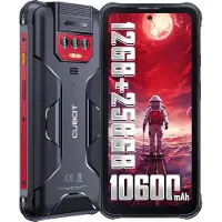 Cubot King Kong 8, 16,6 cm (6.53"), 6 GB, 256 GB, 48 MP, Android 13, Schwarz, Rot