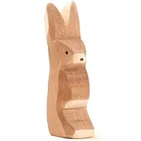 Ostheimer Hase Ohr hoch - Holzfigur