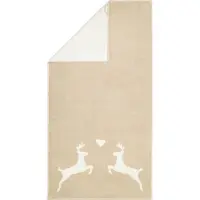 Cawö Duschtuch Alpenchic Edition Deer Natur