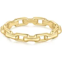 Ania Haie - RING - PAPER CLIP LINK - silver
