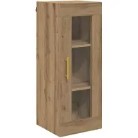 vidaXL Wandschrank Artisan-Eiche 34,5 x 34 x 90 cm