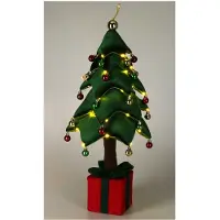 Christmas Decoration Weihnachtsbaum aus Teleskopmaterial 25 LED 40-70CM