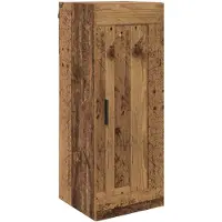 vidaXL Wandschrank Altholz 34,5 x 34 x 90 cm Holzwerkstoff
