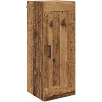 vidaXL Wandschrank Altholz 34,5 x 34 x 90 cm Holzwerkstoff