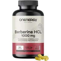 Onenergy Berberin HCL 1000 mg – mit Piperin und Chrom - Aktion 180 St Kapseln