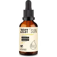 Zestonics Zest'sun - Vitamin D3 / K2 (1020 Tropfen, 1000 I.e.) Vegan 30 ml Tropfen zum Einnehmen