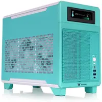 Thermaltake TR100, Mini Tower, PC, Mintfarbe, micro ATX, Stahl, 6,8 cm