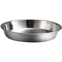 OEM Edelstahl-Rundteller 27,5cm robust