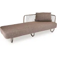 Stern Ära ILA Recamiere Aluminium/Stoffbezug inkl. Kissenset