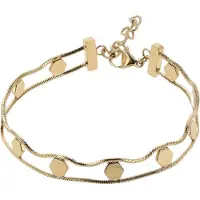 Faina Women Snake Chain Bracelet in Gold | Gr.: onesize