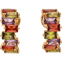 NAEMI Women Earrings in Rose Gold Multicolor | Gr.: onesize