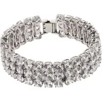 NAEMI Women Bracelet in Silver White | Gr.: onesize