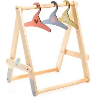 Djeco Puppenspielzeug - Holz - Kleiderständer - - One Size - Puppenzubehör