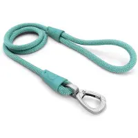 Morsø Hondenriem Regular Rope Gerecycled Aquamarine Blauw
