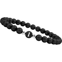 GOOD.designs Perlenarmband in Schwarz | Gr.: onesize