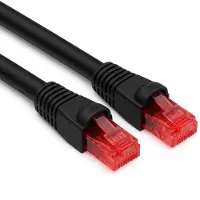 Pro 55436, 40 m, Cat6, U/UTP (UTP), RJ-45, RJ-45, Schwarz