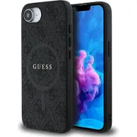 GUESS Pu Leather 4g Colored Ring Magsafe Iphone 16e Handyhülle