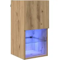 vidaXL Wandmontierter TV-Schrank 30,5 x 30 x 60 cm Artisan-Eiche