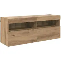 vidaXL TV-Wandschrank 100 x 30 x 40 cm Artisan-Eiche Holzwerkstoff