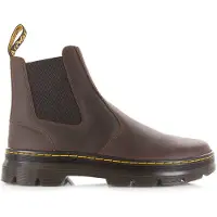 Dr. Martens Unisex. 25978207 Braune Leder-Stiefeletten Embury (44), Wohnung, Keine, Lässig, Klassisch