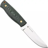 Nordic Knife Design Visent 100 2050 Satin 14C28N, Green Micarta, Fahrtenmesser