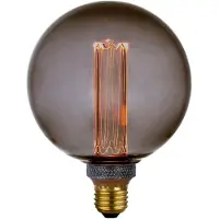 Halo Design Leuchtmittel LED 5W 3-step Smoke Globe E27 - Colors , dimmbar, Grau, Glas