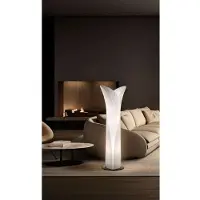 Slamp Las Palmas Stehleuchte XL Weiß - , Weiß, für Wohnzimmer, Kunststoff