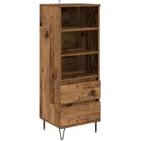 vidaXL Highboard Altholz 40 x 36 x 110 cm Holzwerkstoff