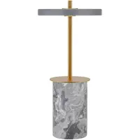 UMAGE Design Tischlampe Asteria MOVE MINI, dimmbar, messing / gold, für Wohn- / Esszimmer, Stein, Design, Tischlampe
