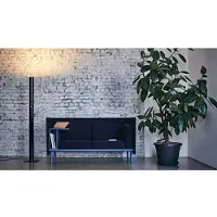 Artemide Ilio Stehleuchte 2700K Matt Black - , dimmbar, Schwarz, für Wohnzimmer, Aluminium