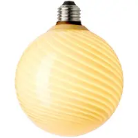 Halo Design Leuchtmittel LED Candy 3,5W Ø125 3-step Dim. Creme E27 - Colors , Beige, Glas