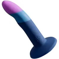 ROMP Piccolo - Flexibler Silikon-Dildo (blau-violett)