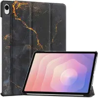 IMoshion Design Trifold Klaphülle für das Samsung Galaxy Tab S11 - Black Marble